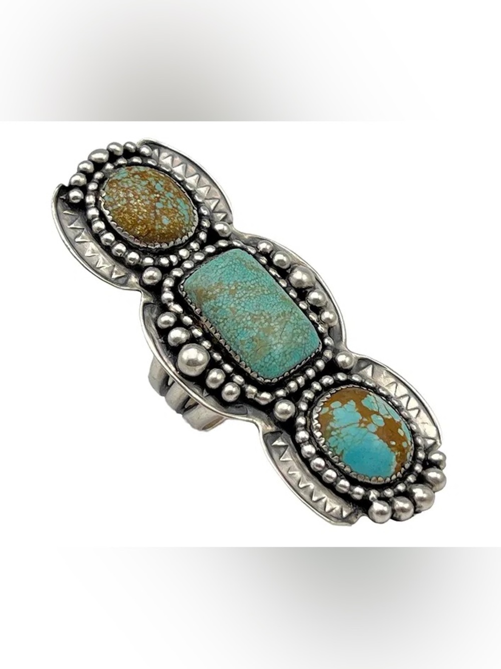 Navajo Sterling Silver Turquoise Ring